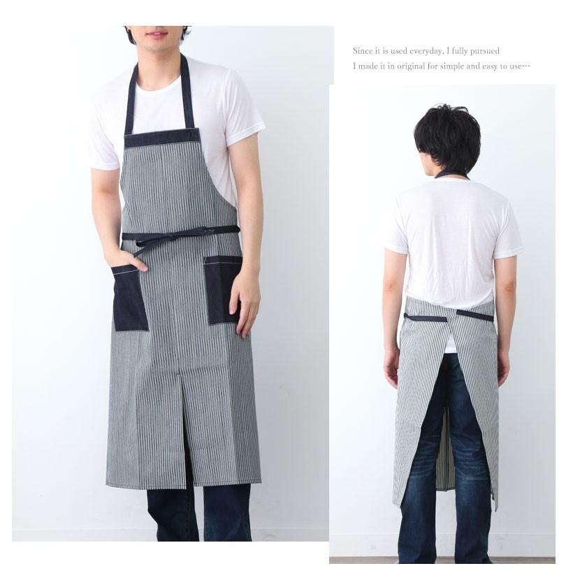Apron Story（エプロンストーリー） ヒッコリーデニムメンズエプロン