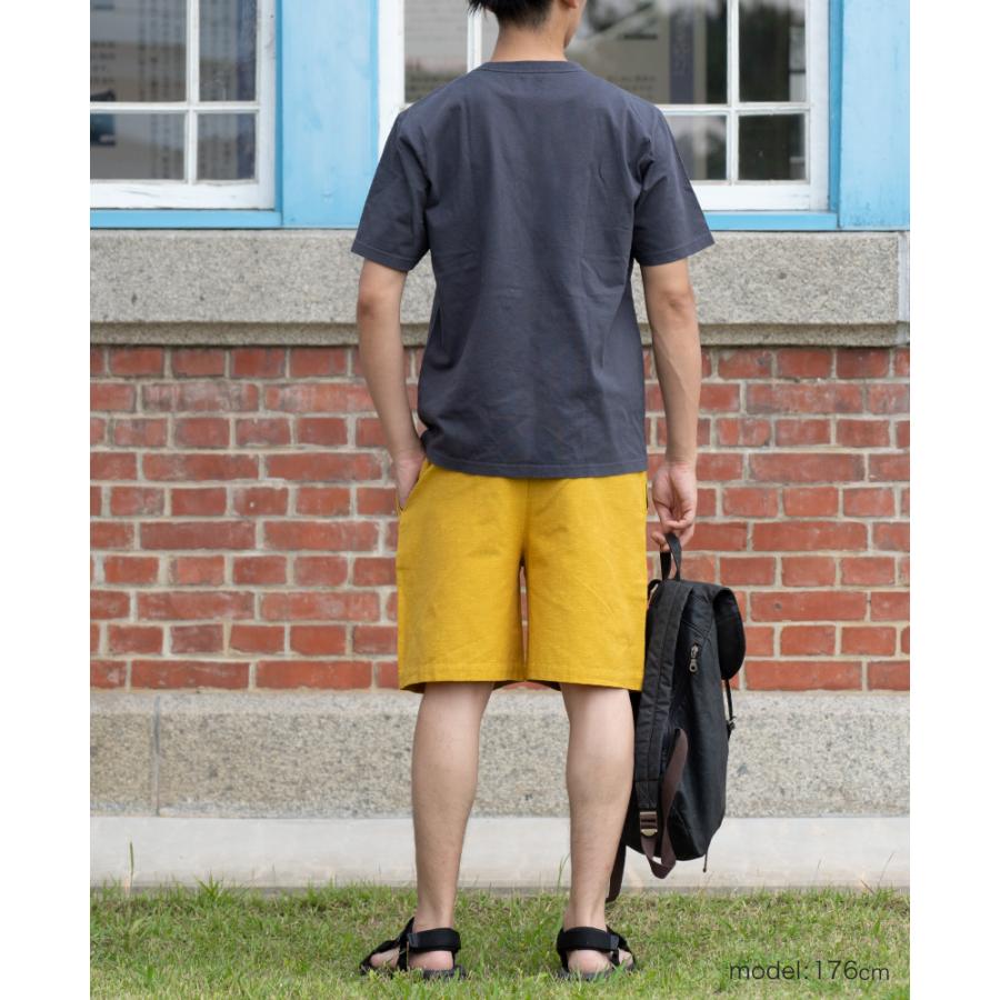 久留米絣ショートパンツ（無地）【ORACA】【日本製】メンズ ハーフ
