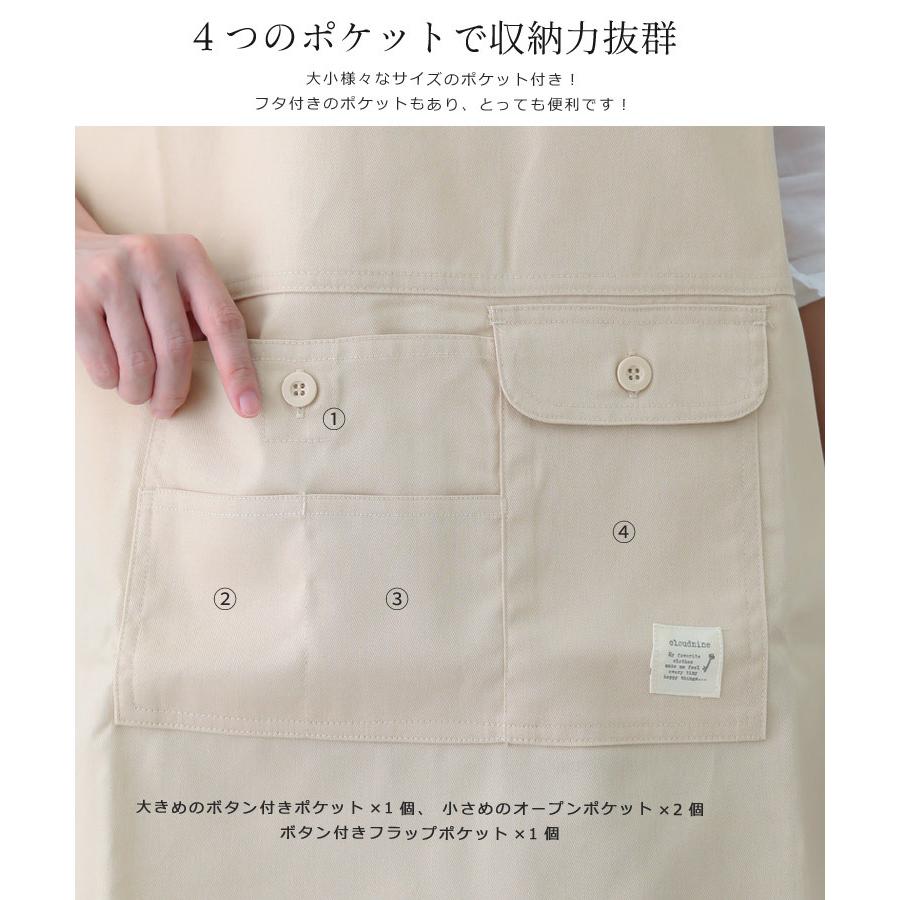 撥水 脇ボタン ワンピース エプロン 無地 ロング ミドル はっ水 かわいい 前掛け 可愛い 料理 ギフト プレゼント 保育士 エプロン N63 エプロンショップaps 通販 Yahoo ショッピング