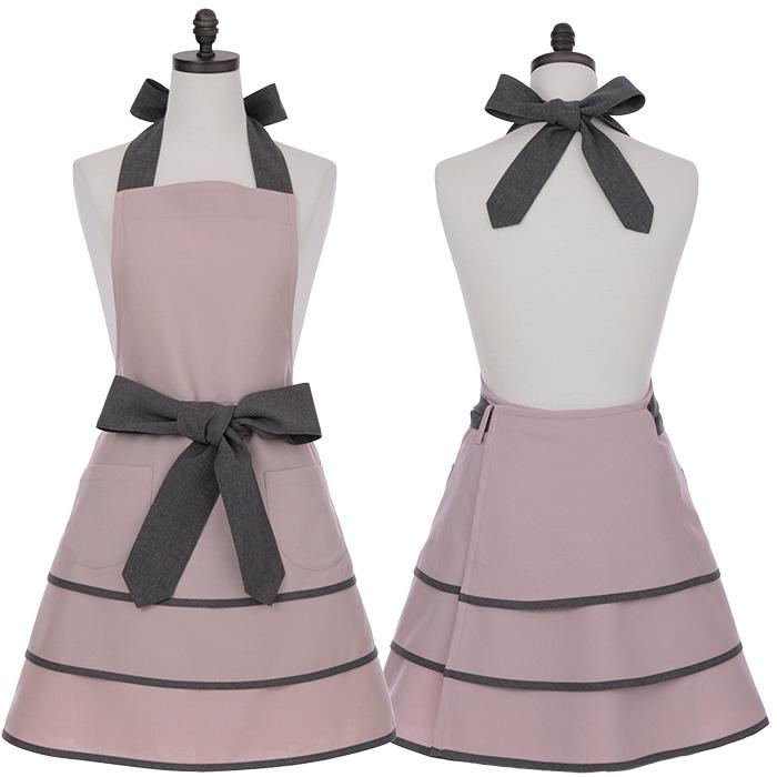 エプロン ブランド ワンピース スモーキーピンク グレーティアードフレアーエプロン Atfr44 アームボーテ かわいい 上品 エレガント 日本製 エプロンスタイル 通販 Yahoo ショッピング