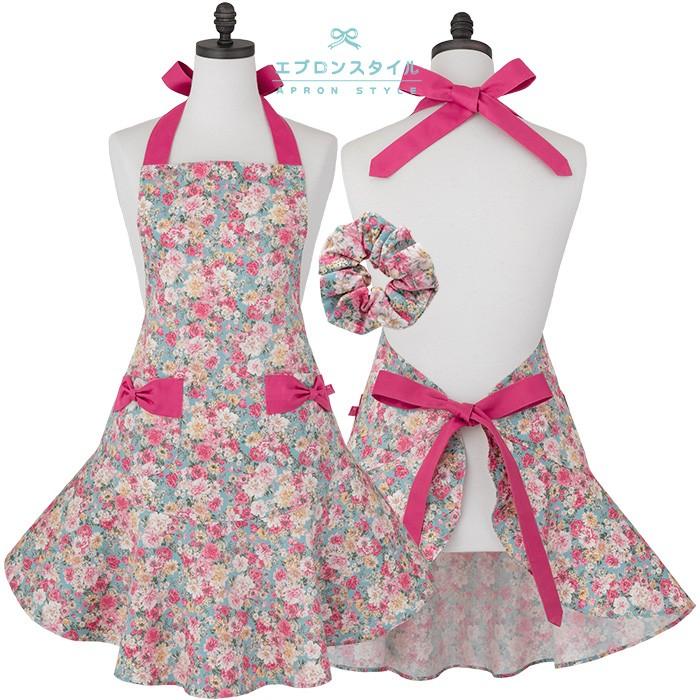 エプロン ワンピース ロイヤルサックスローズガールズワンピースフレアーエプロン Sgfr41 かわいい フリル リボン 結婚祝い ゆめかわ 日本製 エプロンスタイル 通販 Yahoo ショッピング