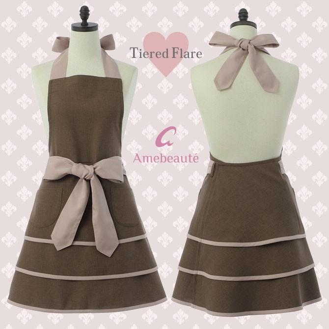 エプロン ブランド ワンピース カフェ スモーキーピンク ティアードフレアーエプロン Atfr18 アームボーテ 無地 かわいい エレガント 日本製 エプロンスタイル 通販 Yahoo ショッピング