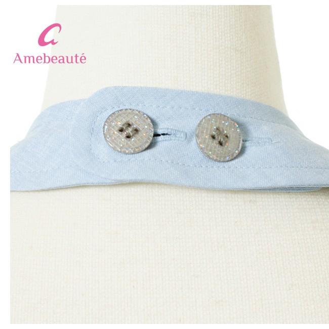 アームボーテ サックス＆ライトグレー　ローブエプロン スカイキャッスル俳優着用 アームボーテ サックス＆ライトグレー ローブエプロン スカイ