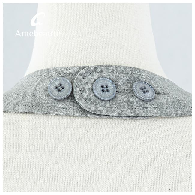 エプロン ブランド 高級 上品 アームボーテ シルバーホワイト