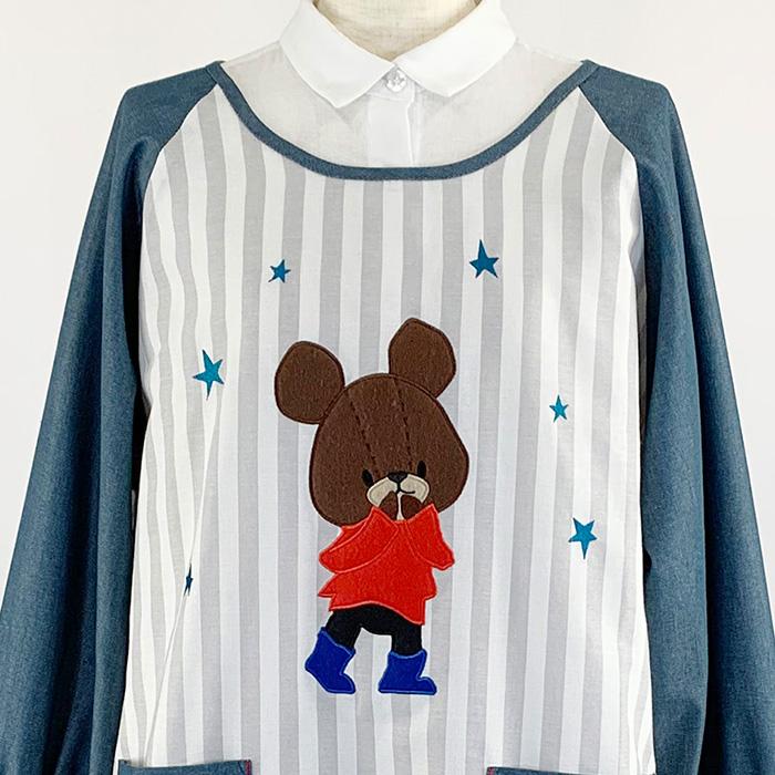 割烹着 キャラクター かわいい 保育士 くまのがっこう スターリー