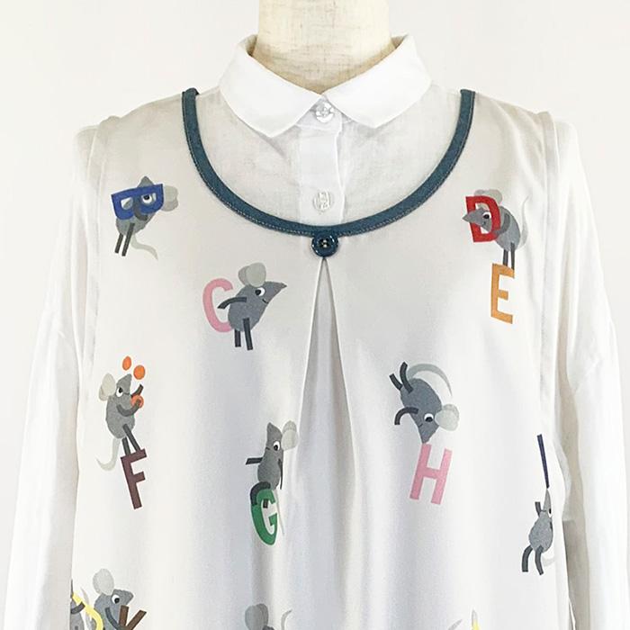 レオ様オーダーエプロン エプロン キャラクター かわいい 保育士 レオ・レオニフレンズ