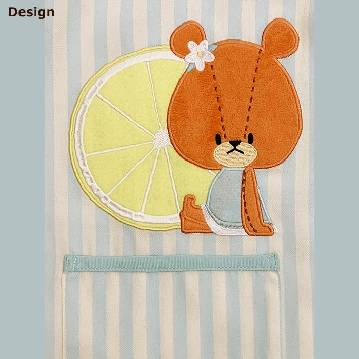 エプロン キャラクター ルルロロ かわいい くまのがっこう 保育士