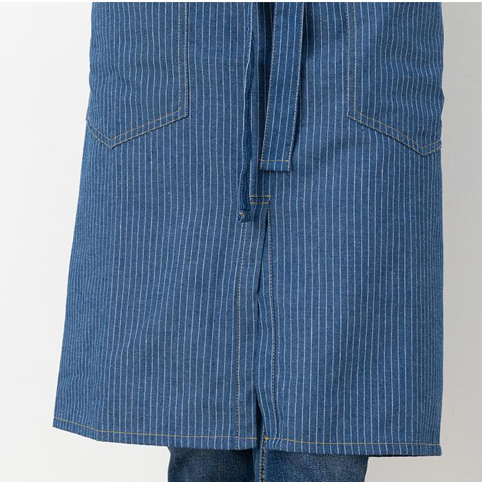 エプロン メンズ 腰巻 カフェ サロン 前掛け 腰下 スリット ソムリエ