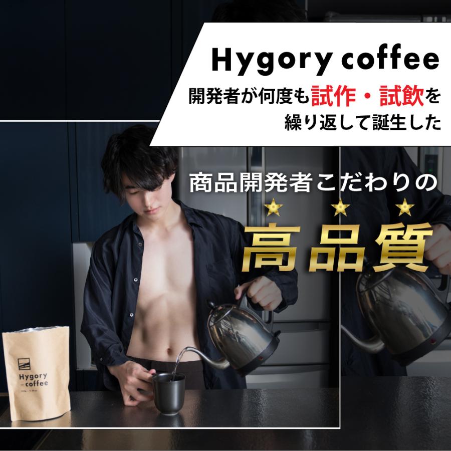 Hygory coffee ハイゴリー コーヒー 1袋 約1ヶ月分 アミノ酸 L-シトルリン BCAA MCTオイル ダイエット コーヒー メンズダイエット トレーニング 運動｜aprox｜14