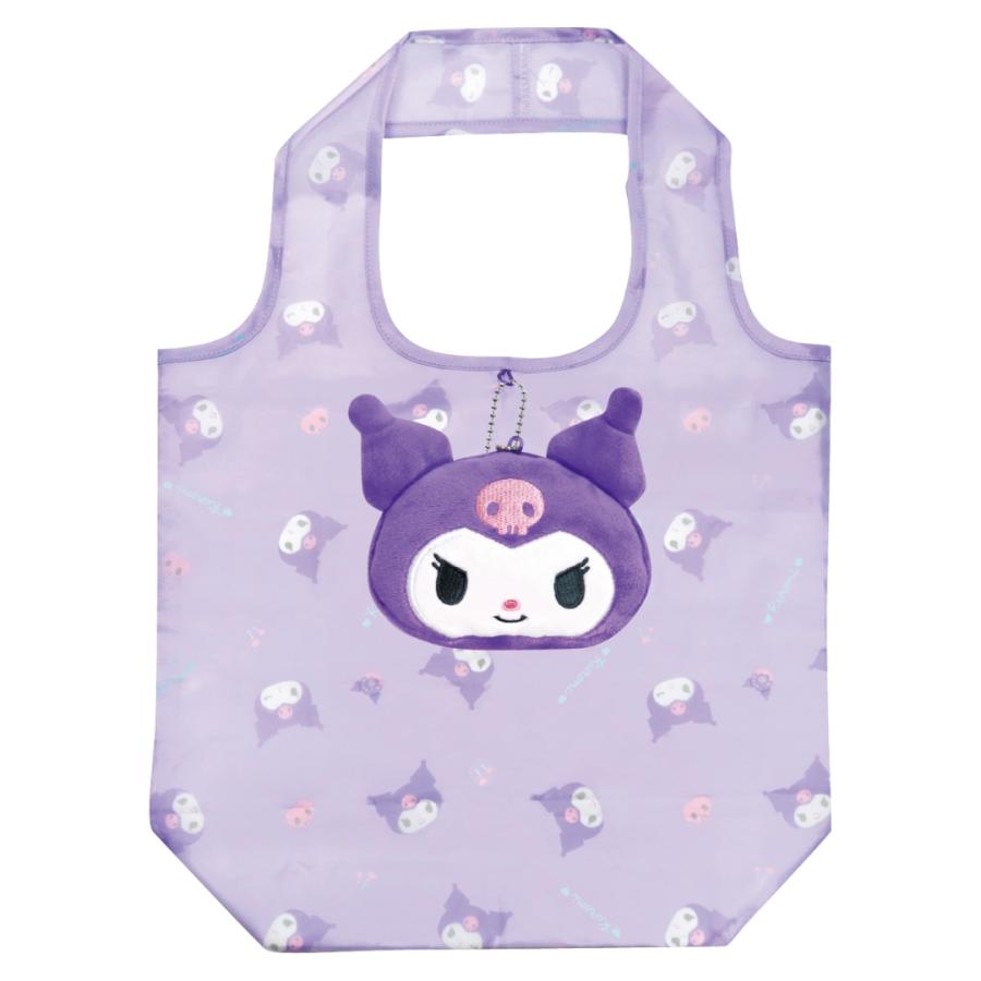 キャラクター マスコット付き エコバッグ 折り畳み 収納 外袋付き 大容量 コンパクト おしゃれ 可愛い サンリオ マスコットポーチ ボールチェーン | sanrio | 04