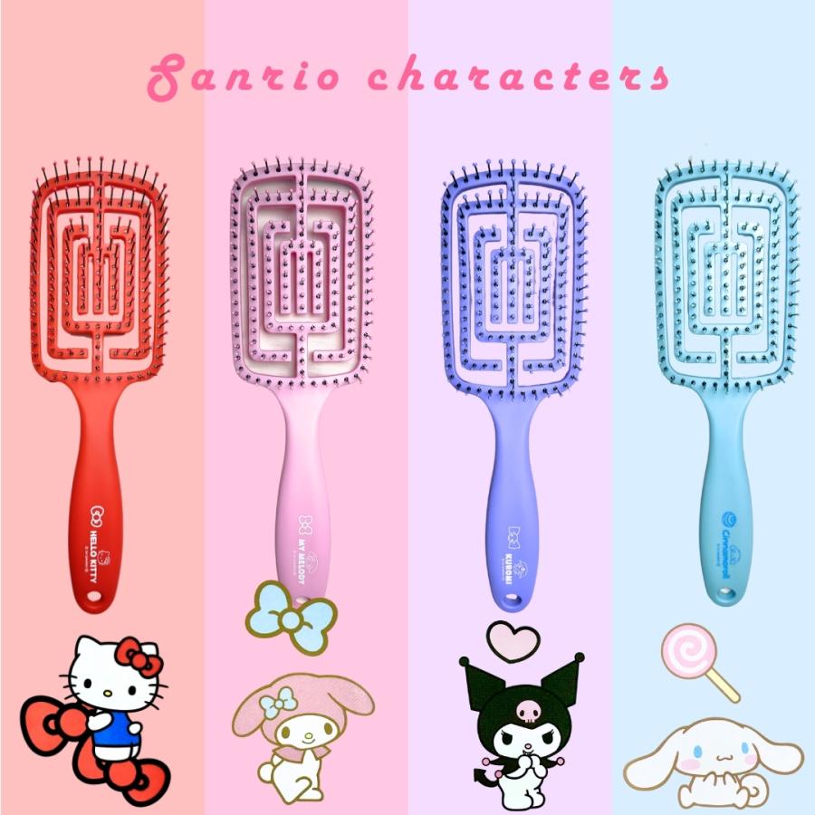ブラシ サンリオ sanrio（サンリオ） キャラクター ヘアブラシ ブラシ 櫛 お風呂上がり