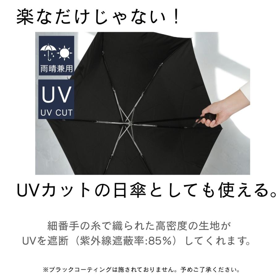 3秒で簡単折りたたみ 中谷 形状記憶 折畳傘 ファストシャット 親骨55cm 手開き式 折り畳み 傘 雨傘 かさ 男性 女性 大人 軽量 コンパクト ケース 丈夫 UVカット | NaturalBasic | 05