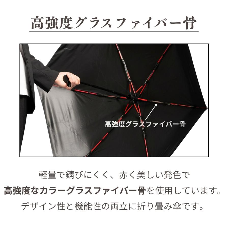 NaturalBasic 自動開閉 完全遮光 折畳傘 親骨60cm 6本骨 UVカット 晴雨