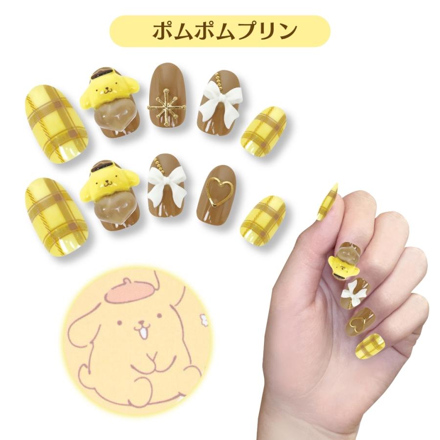 sanrio（サンリオ） キャラクター ネイルチップ 24枚入り 貼って剥が