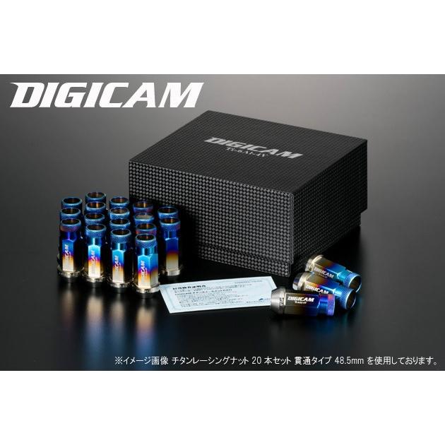 ケースペック チタンレーシングナット 16本セット P1.5/P1.25 貫通