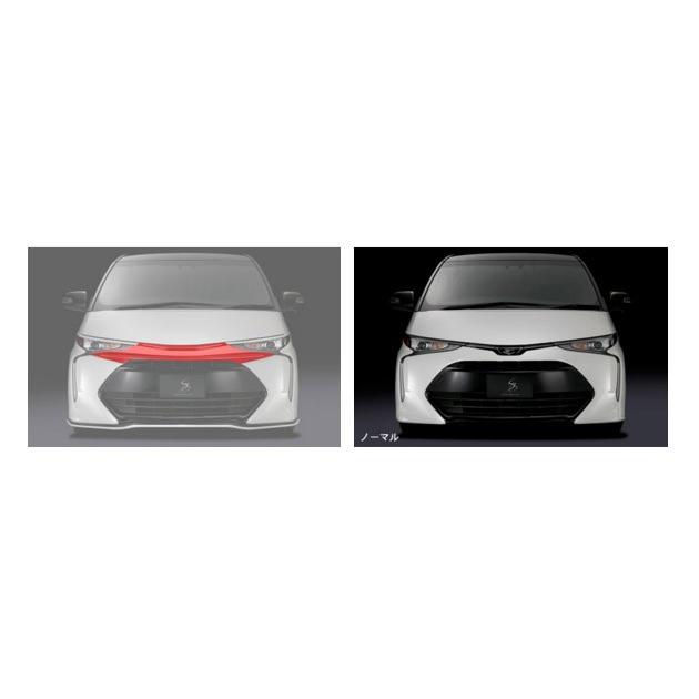 ケースペック 50系エスティマ 4型 フロントマークレスグリル 単色塗装