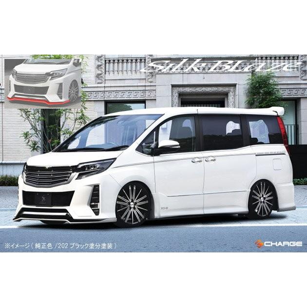 80系ノア Si 後期 フロントリップスポイラー Type-S 未塗装 シルク 
