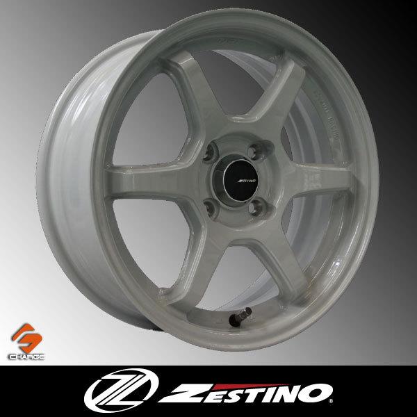 ZESTINO ゼスティノ ZK-6 [15インチ 5.5J 4H 100 +28] ホワイト 2本