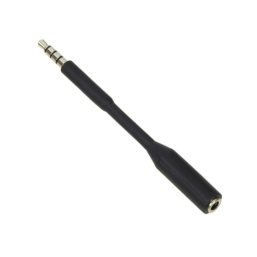 Ane ステレオミニ延長ケーブル 75mm 形状記憶スティックタイプ ブラック 4極プラグ Aux オーディオケーブル ステレオミニプラグ テレワーク 通話 会議 A Cable S75bk 1 Aps Shop 通販 Yahoo ショッピング