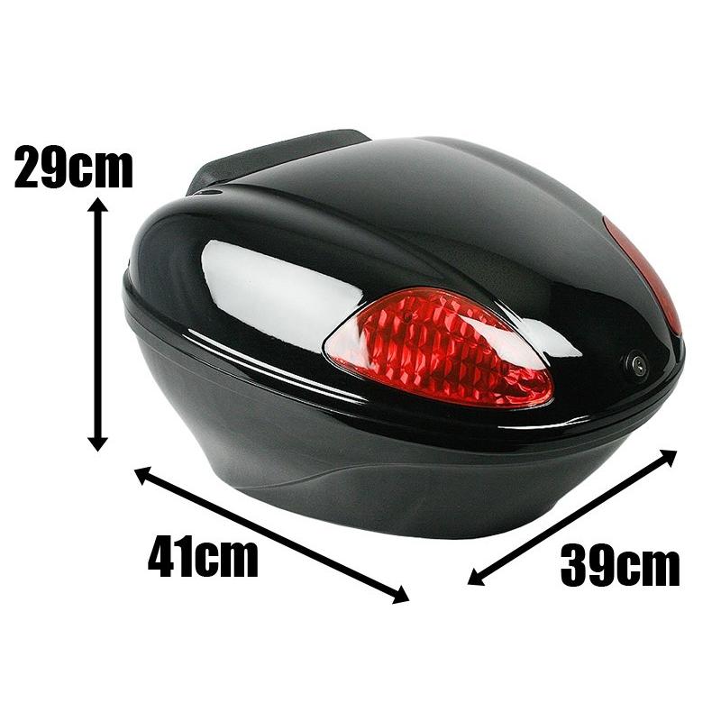 中古R-01バイク用リアボックス 銀 大容量 22L アルミ 楽天市場】バイク用リアボックス 大容量 黒 ブラック シルバー