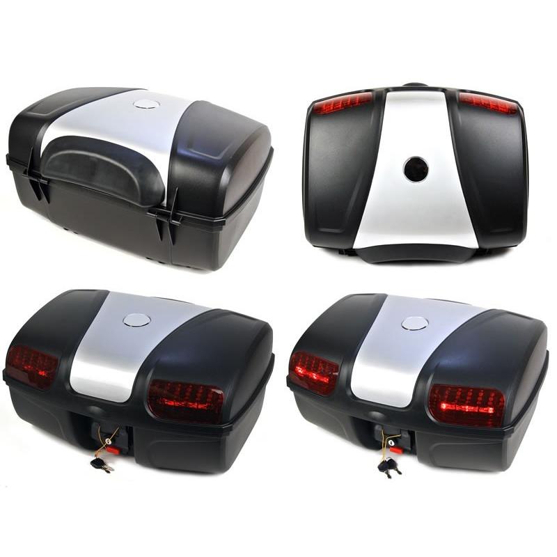 AG-86 リアボックス (容量47L) LEDストップランプ付 バイク 大容量