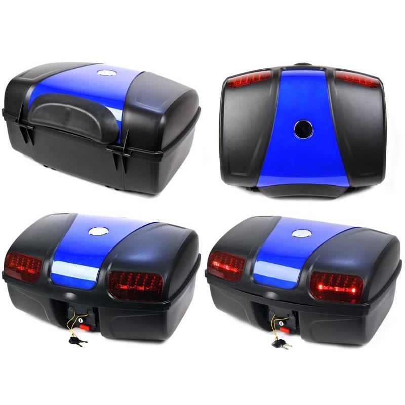 AG-86 リアボックス (容量47L) LEDストップランプ付 バイク 大容量