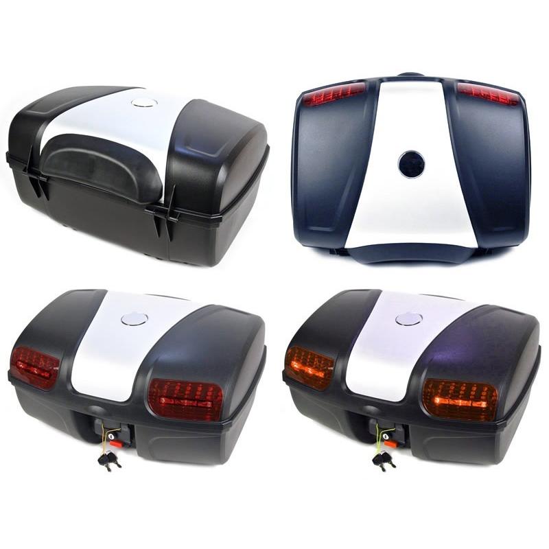 新品タグ付き☆ALPHAPIER 4.4万　17号　セットアップ 大きいサイズ AG-86WH リアボックス ホワイト (容量47L) LEDストップランプ付