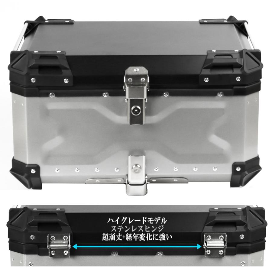 GXB-65L シルバー [Newハイグレード] ステンレスヒンジ チャック付