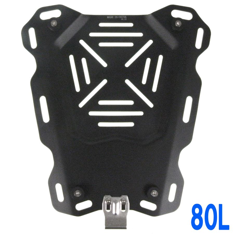 AG-80L-BK リアボックス ブラック 80L ハイグレード ステンレスヒンジ 