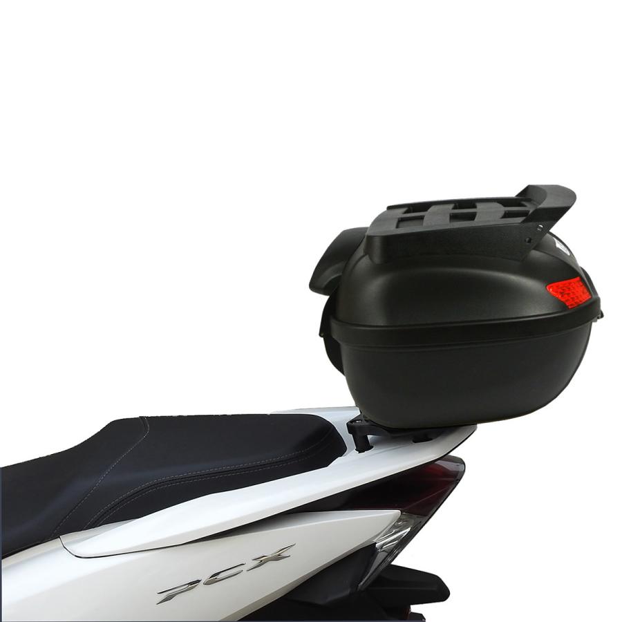 PCX専用 ボックス キャリア セット トップキャリア付 容量29L 取付簡単 リアボックス リアキャリア バイクボックス トップケース バイク ケース BIKE BOX|aps-m|02