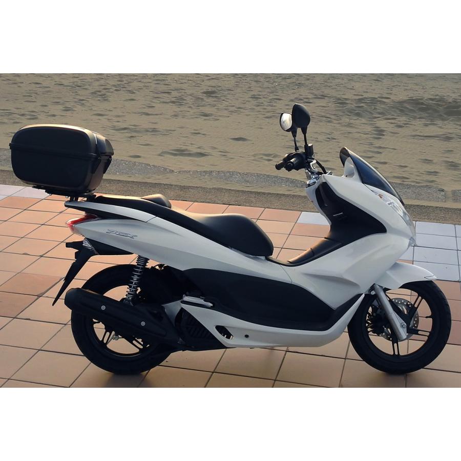 PCX専用 ボックスキャリア セット 容量47L 取付簡単 リアボックス リアキャリア バイクボックス トップケース バイク ケース BIKE BOX|aps-m|05