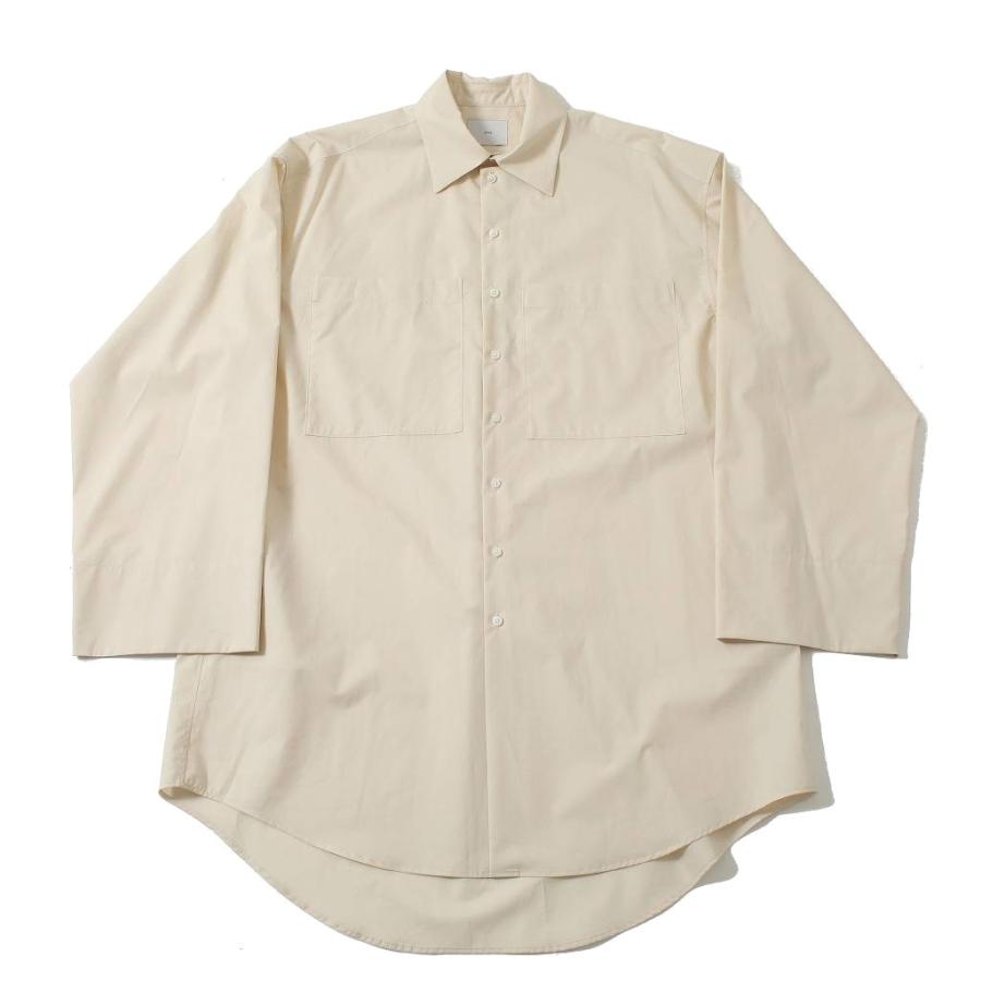 ATHA アタ ロングシャツ 120/2 SUVIN COTTON LONG SHIRTS BEG｜aptc