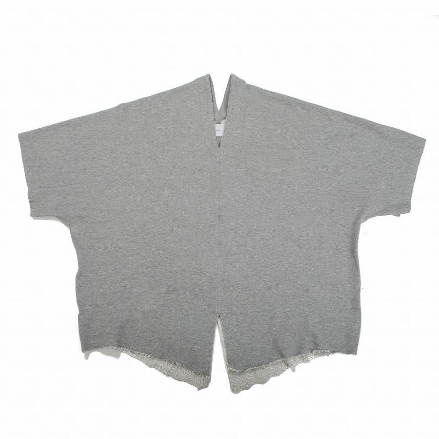 ATHA（アタ） カフタンシャツ グレー COMBED FRENCH TERRY KAFTAN H/S 