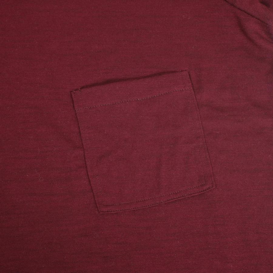 CAPERTICA Prisoner Shirts カペルチカ Tシャツ Super120’s ウォッシャブルウール プラム｜aptc｜12