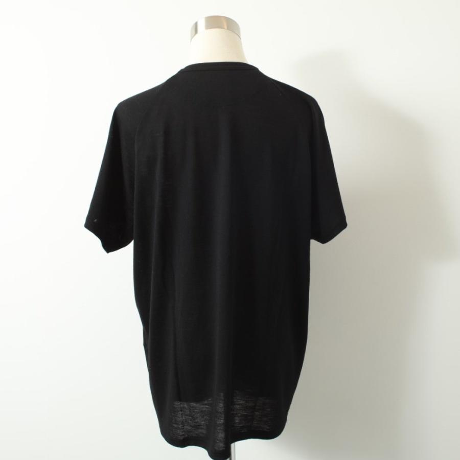 CAPERTICA Prisoner Shirts カペルチカ Tシャツ Super120’s ウォッシャブルウール ブラック｜aptc｜07