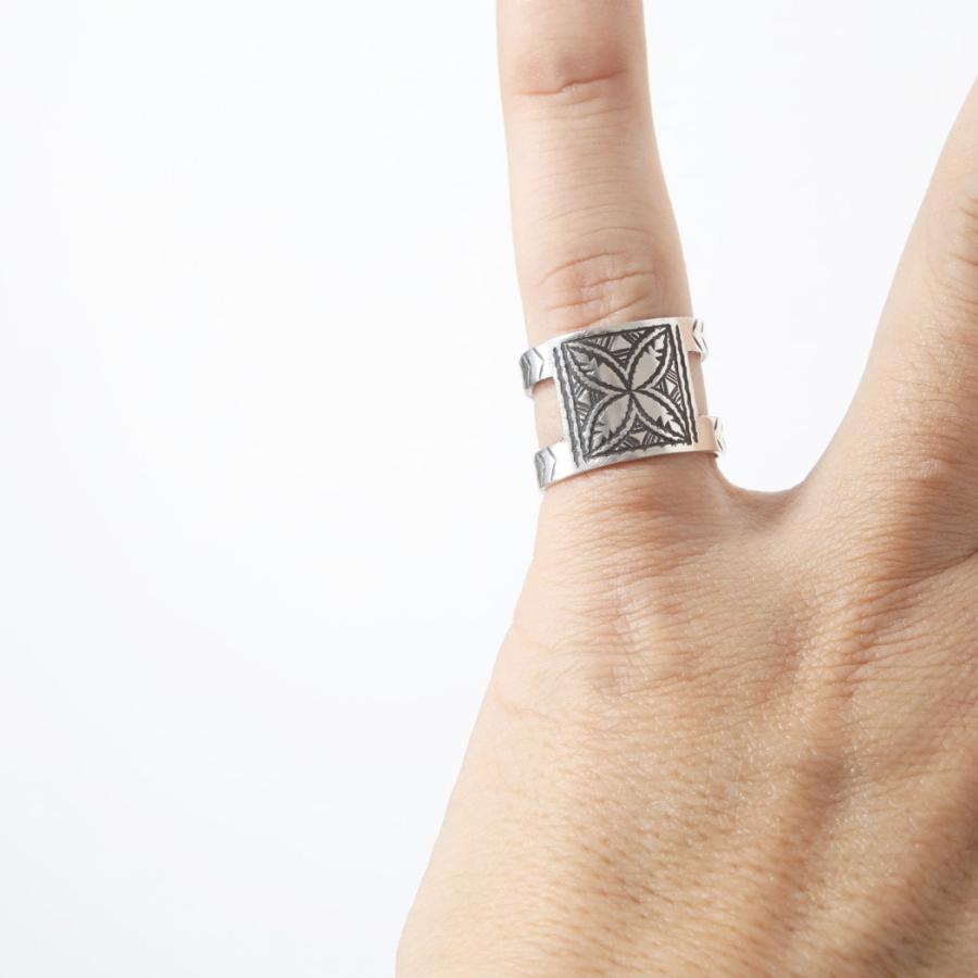 トゥアレグシルバー　指輪　リング　15-16号 Touareg Silver（トゥアレグシルバー） ring 15 リング 指輪 : o