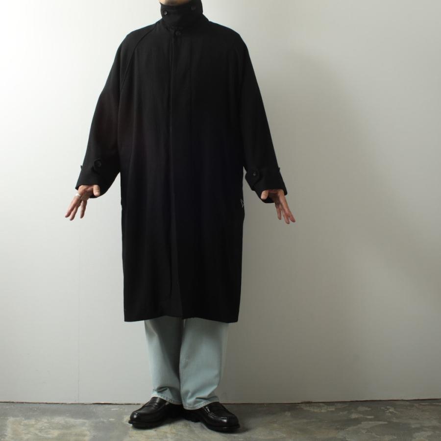 marka（マーカ） ウールサージ ワッシャータンブラー ラグランスリーブ