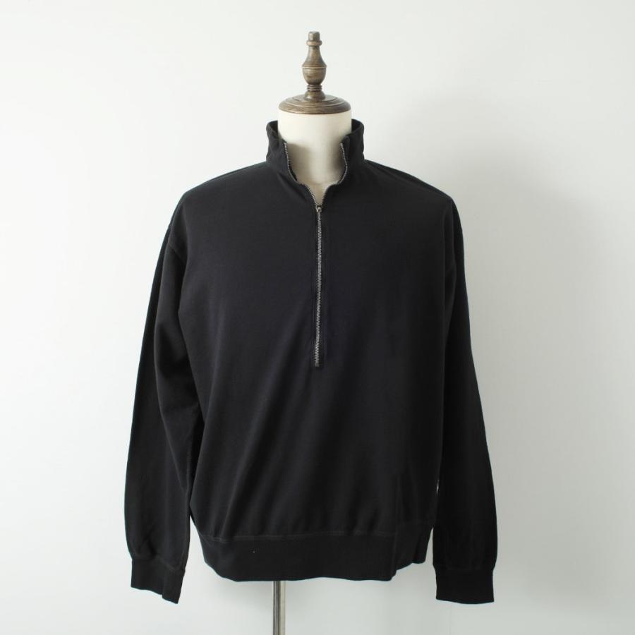 marka マーカ オーガニックコットンインレイ ハーフジップ HALF ZIP 
