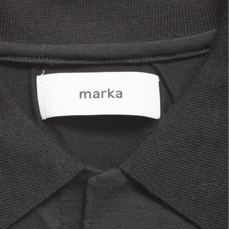 marka 1B ポロシャツ　チャコールグレー　新品未使用 marka/MARKAWARE】ONE BUTTON POLO S/S TEE（ポロシャツ