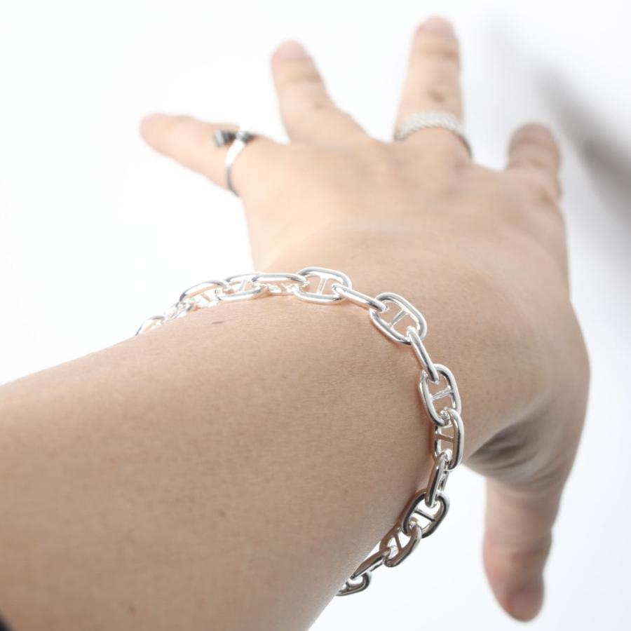 INTERIM インテリム アンカー チェーン Tバー ブレスレット イタリアン シルバー925 グランド ANCHOR CHAIN T-BAR BRACELET SILVER925 GRAND シルバーの画像