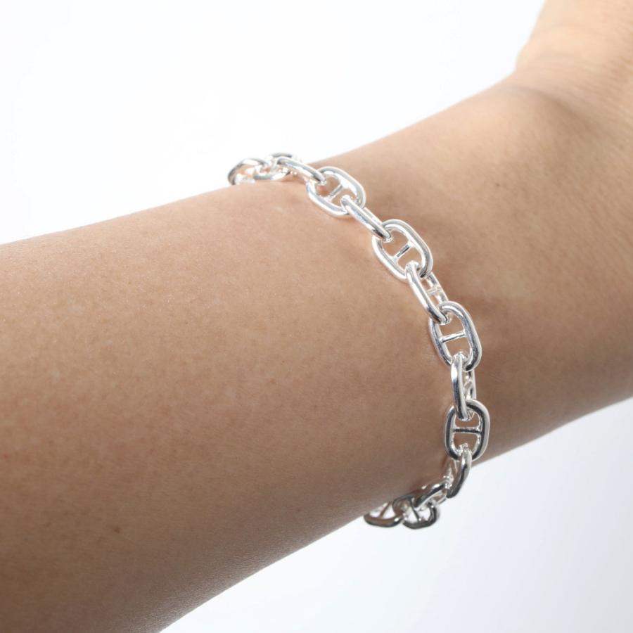 INTERIM インテリム アンカー チェーン Tバー ブレスレット イタリアン シルバー925 グランド ANCHOR CHAIN T-BAR BRACELET SILVER925 GRAND シルバーの画像