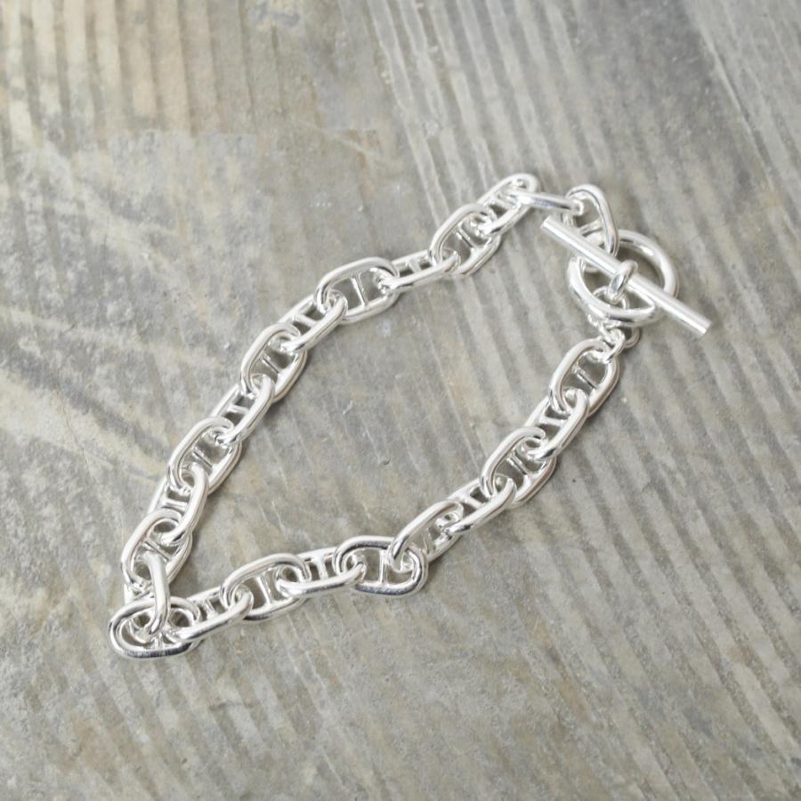 INTERIM インテリム アンカー チェーン Tバー ブレスレット イタリアン シルバー925 グランド ANCHOR CHAIN T-BAR BRACELET SILVER925 GRAND シルバーの画像