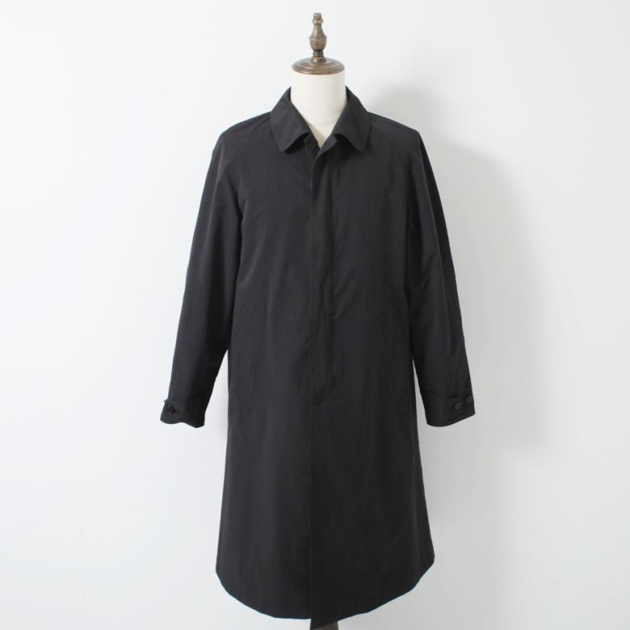 scye basics サイベーシック　黒　コート SCYE BASICS（サイベーシックス） High Density Mill Cloth Balmacaan