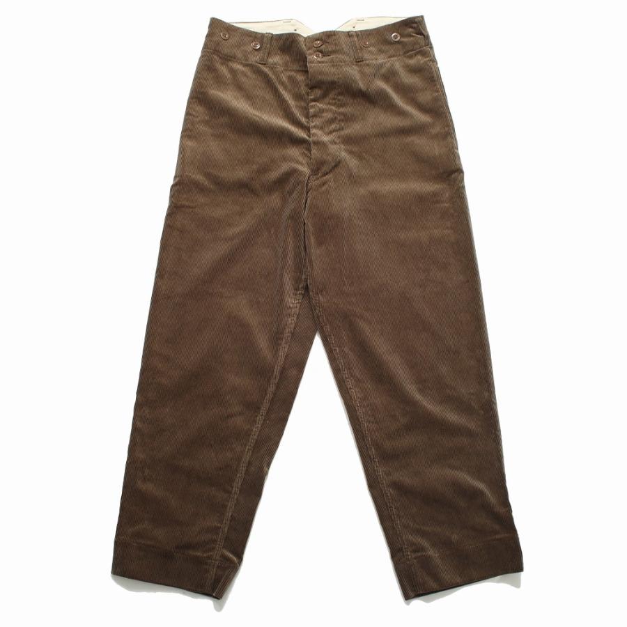 Scye SCYE サイ ハイバック コーデュロイパンツ ブラウン Cotton 