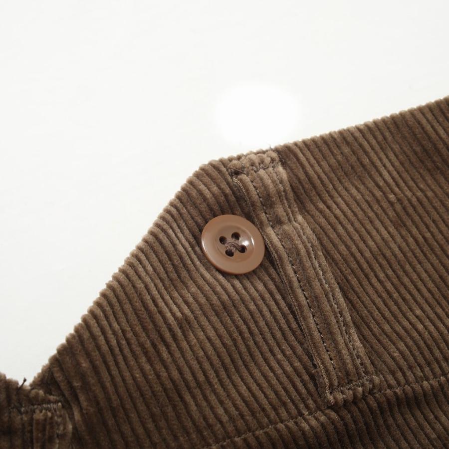 Scye SCYE サイ ハイバック コーデュロイパンツ ブラウン Cotton 