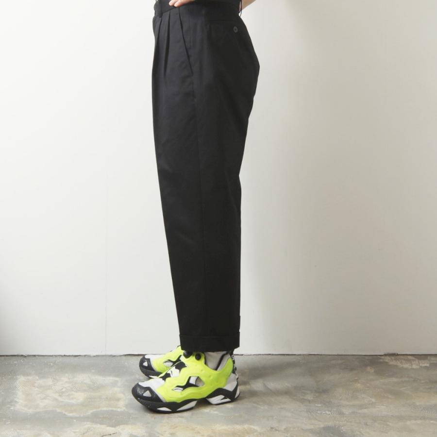 Scye SCYE BASICS サイ ベーシックス サンホアキン綿 2プリーツ