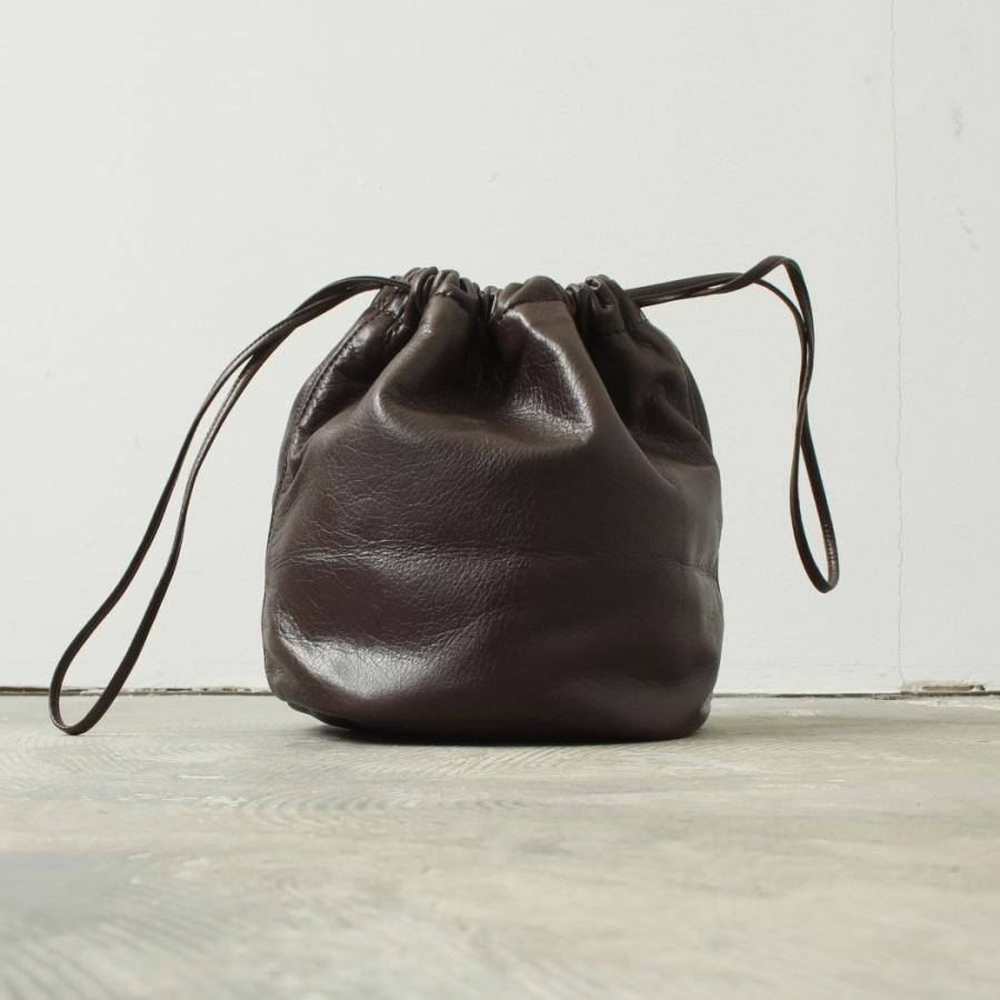 【Scye サイ】 SOFT LEATHER DRAWSTRING BAG SCYE BASICS（サイベーシックス） SCYE サイ ソフトレザードロー