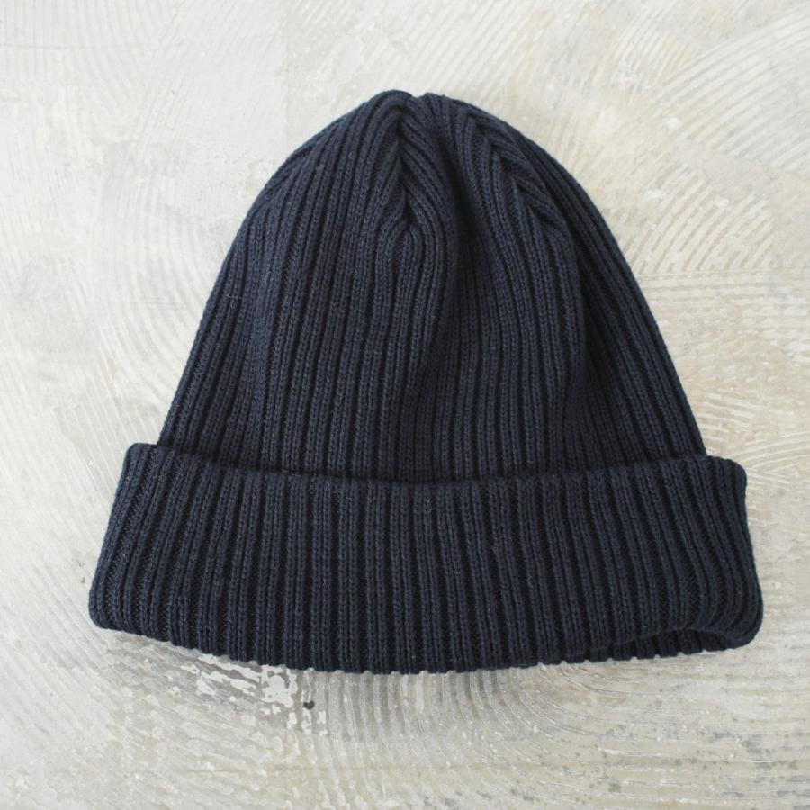 a people to collect コットン リブ ニット帽 ニットキャップ 高さ21