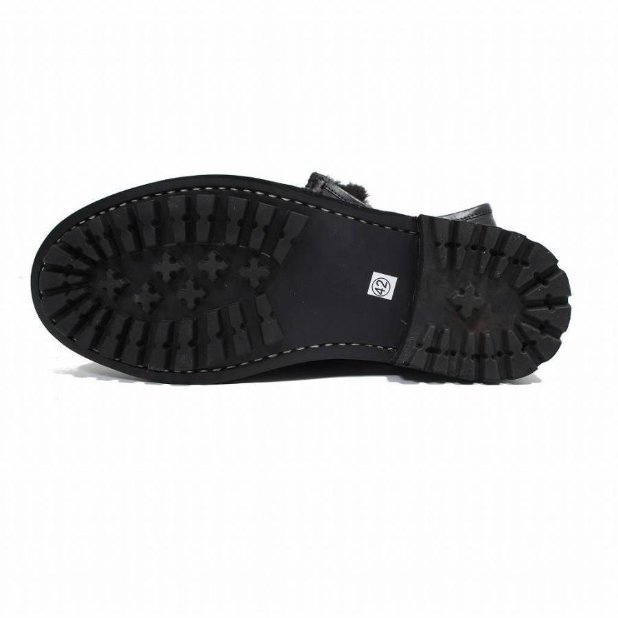 Milton Keynes ミルトンキーンズ ファーレザーチロリアンシューズ