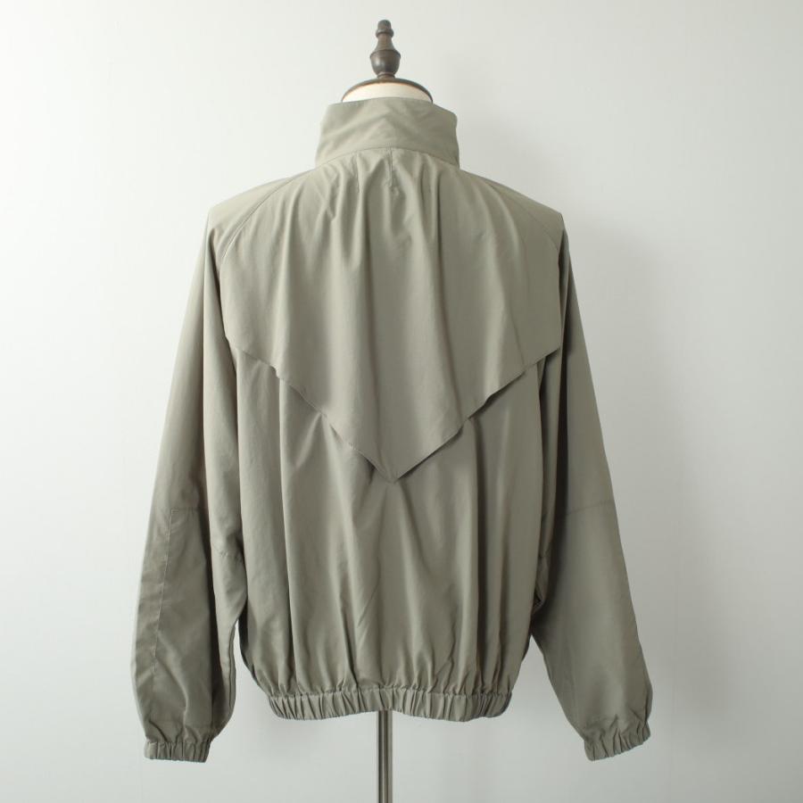 BURLAP OUTFITTER バーラップアウトフィッター サプレックスナイロン トラックジャケット グレージュ TRACK JACKET BRINDLE｜aptc｜03